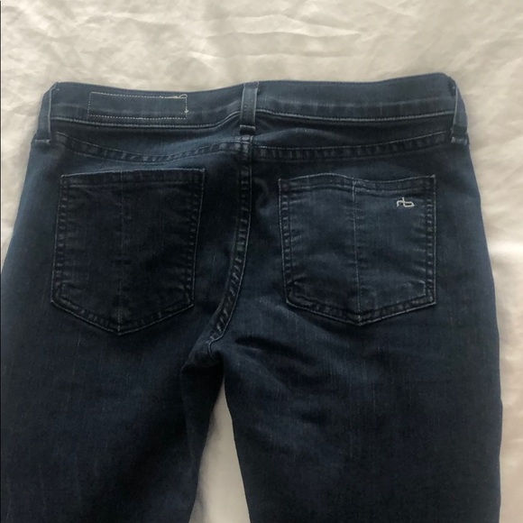 Rag and Bone Distressed Skinny Jeans - Picture 4 of 9